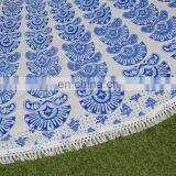 Home Decor Suppliers Cotton Printed Round Table Cover thumbnail-4