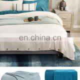 Hot Sale Durable Cream 100% Washed Cotton Bedding Duvet Cover Set For Hotel Travel thumbnail-7