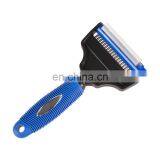 Blue Cheap Small Plastic Cleaning Dog Brush thumbnail-1