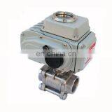 3 Way 0-10v 4-20ma CTB-005 50NM Proportional Modulating Electric Actuator Ball Valve thumbnail-3