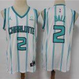 Charlotte Hornets #2 Ball White Jersey thumbnail-1