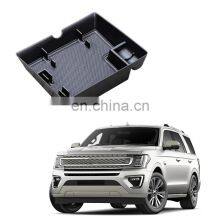 Interior Accessories Parts Silicone Armrest Rest Storage Box Center Control Console Organizer Tray For Ford Expedition 2018-2020 thumbnail-1