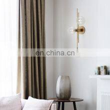 Скандинавский постмодернистский минималистичный креативный ночниковый настенный ламп-стена с тремя стеклянными головками для спальни thumbnail-3