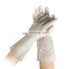 Household Cleaning and Kitchen Anti-cutting Wear-resistant and Durable Milky White Translucent Nitrile Gloves thumbnail-2