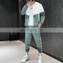 Wholesale 2-pieces Men's Plus Size Big and Tall Sports and Leisure Sports Sets Jogging Suit Custom Men's Suit thumbnail-3