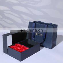 Custom Luxury Holographic Cosmetic Jewelry Packaging Box and Bag Set