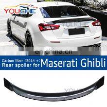 ASPEC Style Carbon Fiber Rear Trunk Boot Spoiler for Maserati Ghibli 2014-2018 thumbnail-3