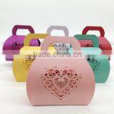 2016 Hot Sale Weddding Favor Laser Cut Hollow Love Heart Sweet Boxes                        
                                                Quality Choice