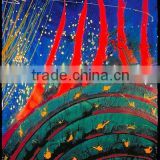 Excellent Home and Office Art Decor Glass Oil Painting