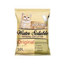 Flushable Cat Litter Supplier Bentonite Cat Sand Fast Dissolve Black Technology