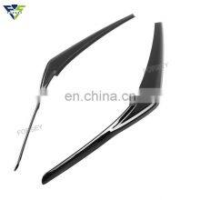 Head Light Trim Cover 2pcs Fashion Front Headlamps Fender Eyebrow Eyelids Cover Trim Decoration for Camry 2018+ thumbnail-3