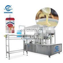 Baby Puree Food Yogurt Condensed Milk Packing Retort Stand Up Spout Squeeze Pouch Filling Capping Machine