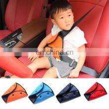 Child Car Safe Seat Belt Cover Adjustable Triangle Safety Seat Belt Pad Clips Protection for Baby Child Belts thumbnail-2
