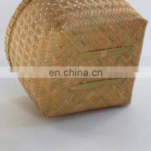 Manufacturer Cheap Hand Woven Storage Bamboo Basket Fruit Basket Wholesale Made in Vietnam thumbnail-4
