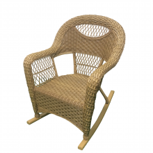 Jeco Patio Stackable Rocking Chair Rocker Runner Garden Rocker thumbnail-3