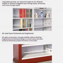 HN-PR32 Double Sided Library Shelves, Main and Auxiliary Frame for Public Library, 1.2mm Steel, High Capacity Storage, China Supplier for Saudi Arabia thumbnail-3