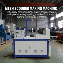 High Efficiency Mesh Scourer Making Machine Galvanize Wire Mesh Scourer Machine thumbnail-1