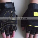 Synthetic leather palm Automotive, Oil industry Protective safety Mechanic Work Gloves