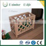 Wood Fiber And Plastic Wpc Composite Wood Outdoor Flower Box