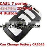High Quality Smart Card With Emergency Key 434MHZ for BW 7 Series CAS1 thumbnail-1