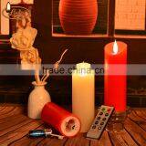 ABEI Lycas Patented Ivory Pillar Flameless 3D Moving Flame Led Candle Niganha thumbnail-6