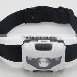 Light Weight Mini 2 IN 1 Red White LED Headlamp Flashlight thumbnail-3