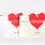 Creative Love Clothing Bags Wholesale Handbag White Paper Bag Gift Bag Custom Wedding Bag thumbnail-2
