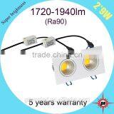 2x9w 2700k-3200k Color Temperature Barbershop Lighting Square Led Downlights thumbnail-4