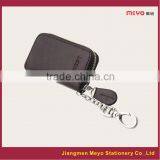 2015 New Commercial Promotional Customized Made Genuine Leather Zipper Key Wallet MEYOKW136