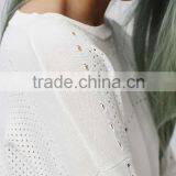 2016 Women Mixed Pointelle Crop HSS3026 thumbnail-5