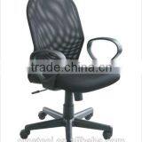 Movable Plastic Mesh Back Chinese Office Chair With Fixed Armrest thumbnail-3