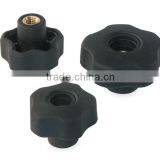 Five-Star Plastic Knobs With Through Thread BK38.0110