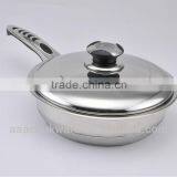 Bakelite Handle Stainless Steel Saucepan With Lid