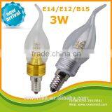 2015 Cheap Price R50 E14 Led Bulb, Decorative Candle Christmas Bulbs 3w E12 E14