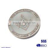 Military Challenge Coins Stamping Imitation Gold Map of the World Badge Gold-plated Metal Coin thumbnail-1