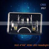 New Arrival Smart Design 4"X6" 45W Hid Volvo Truck Headlight thumbnail-1