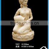 Cast Stone Carved Buddha Statue thumbnail-3