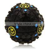 New Pet Dog Cat Food Dispenser Toy Ball Squeaky Giggle Quack Sound Training Toy Chew thumbnail-2
