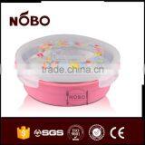 Child Colorful 3 Compartment Lunch Box With Lid thumbnail-4