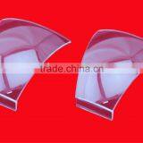 Injection Mold Manufacture Custom Made Plastic Irregular Arc-shape Optical Lens