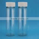 different size transparent colored glass bottles with cap for sale