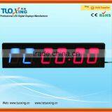 High Quality 4 Inch 6 Digit LED Digital Wall Clock Timer thumbnail-4