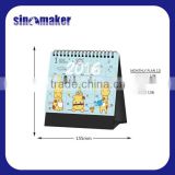 wholesale art design printing paper notepad with calendar