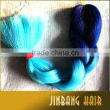 High Quality 100g 24inch High Temperature Synthetic Hair Ombre Jumbo Braid thumbnail-4