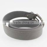 2015 NEW Designer Reversible Wide Grey PU Leather Belt Man Jeans Belt thumbnail-3