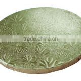 Foil coated cake boards,rounded cake board