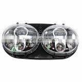 Harley Headlamp Double 5 3/4 Inch Round Daymaker Harley Roa-d Glide Custom LED Motorcycle Headlight thumbnail-2