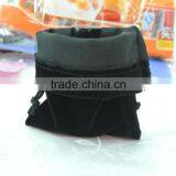 Black Velvet Jewelry Pouch Bag thumbnail-2