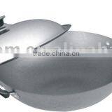 Grey Iron Wok