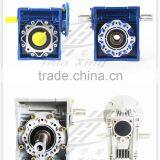 Aluminum Alloy Cast Iron Housing Double Stage NMRV/NMRW025-150 Worm Speed Reducer Helical Gearbox Geared Motor B5 IEC Flange thumbnail-3